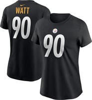 Nike Women's Nike T.J. Watt Black Pittsburgh Steelers Player Name & Number T-Shirt