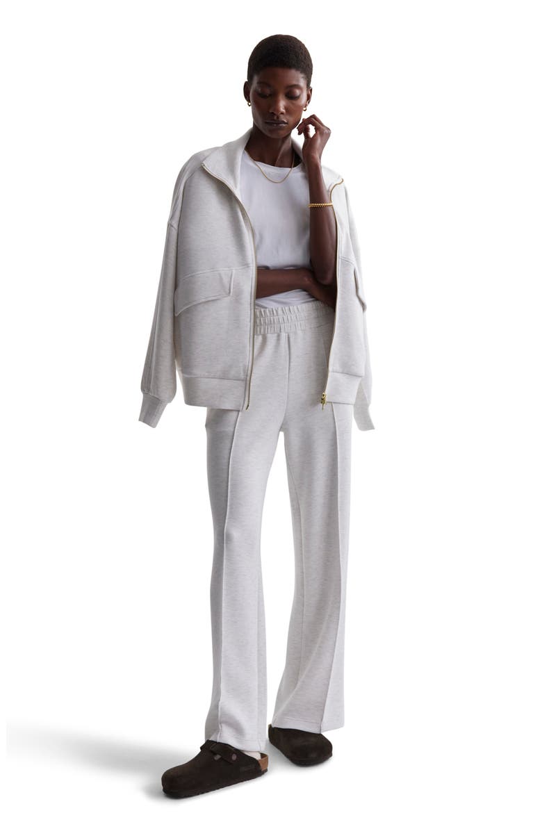The Wide Leg 28-Inch Pants, Alternate, color, IVORY MARL
