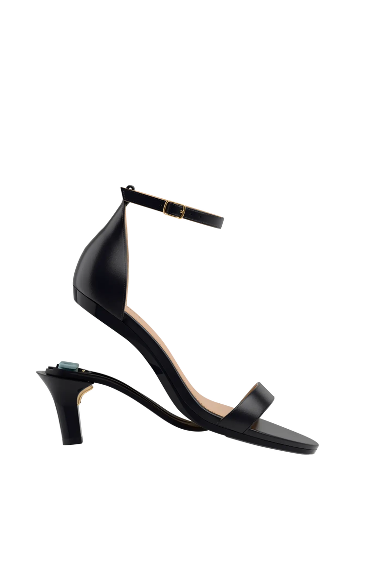 Pashion Footwear The Pashionista 3" Stiletto Convertible Heel, Alternate, color, Coal Leather