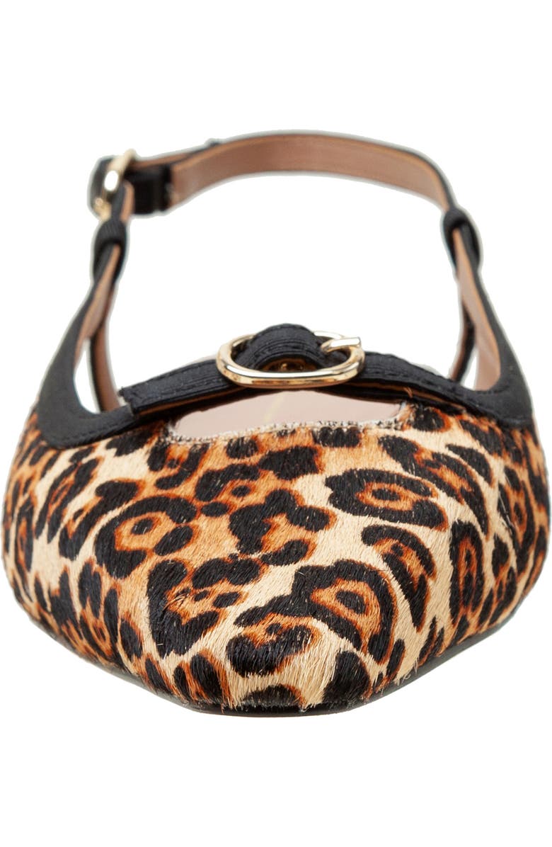 Linea Paolo Cassidy Pointed Toe Slingback Flat, Alternate, color, Tan/ Black