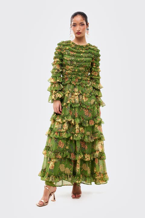 Modest Ruffle A Line