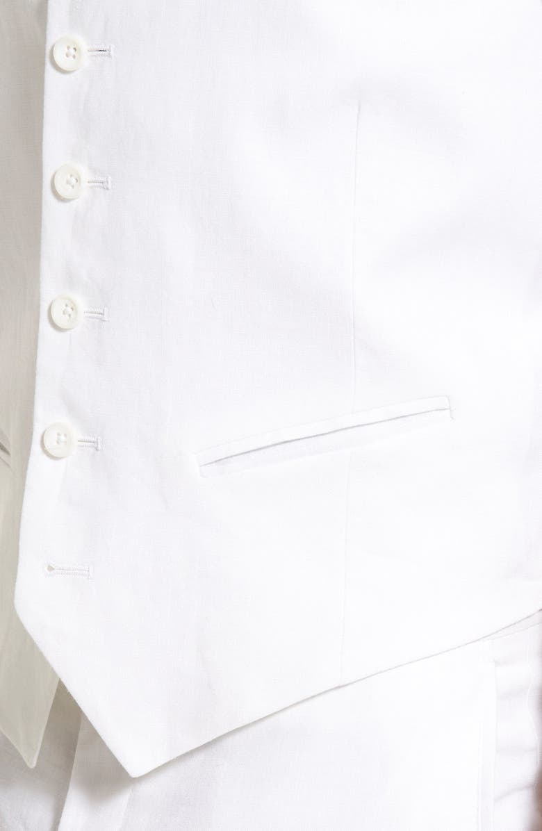 NORDSTROM MEN'S SHOP Linen Vest, Alternate, color,