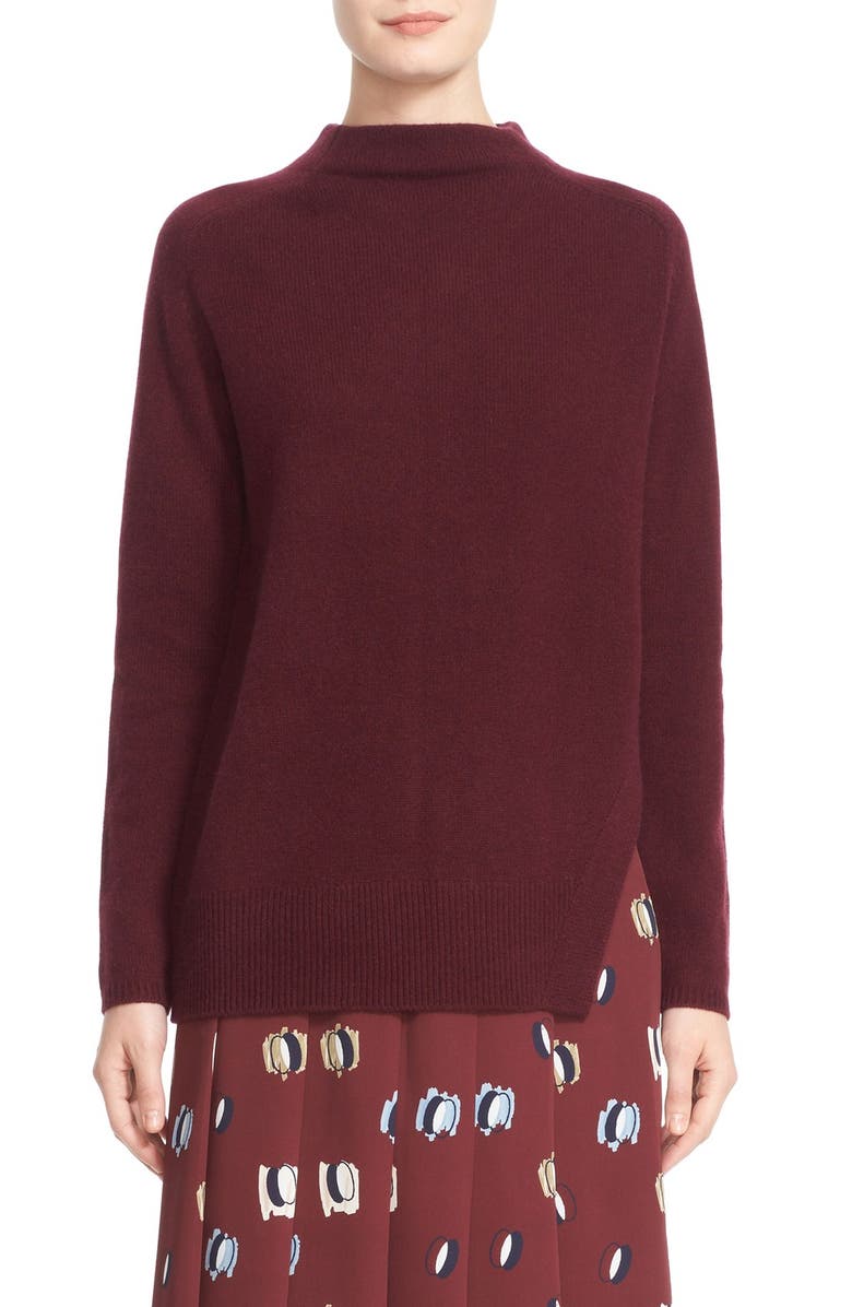Nordstrom Signature and Caroline Issa Side Vent Cashmere Sweater, Main, color, 