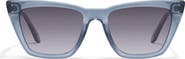 QUAY Call The Shots 54mm Gradient Cat Eye Sunglasses