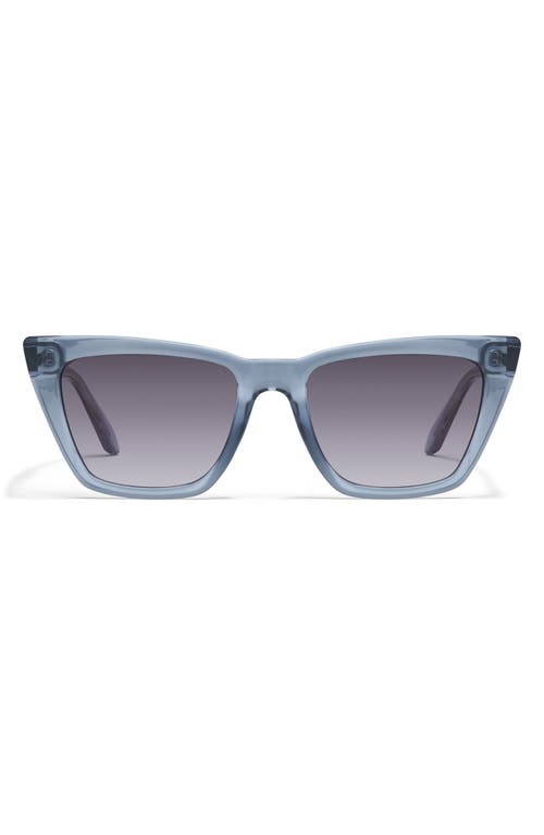 Quay Call The Shots 54mm Gradient Cat Eye Sunglasses In Gray