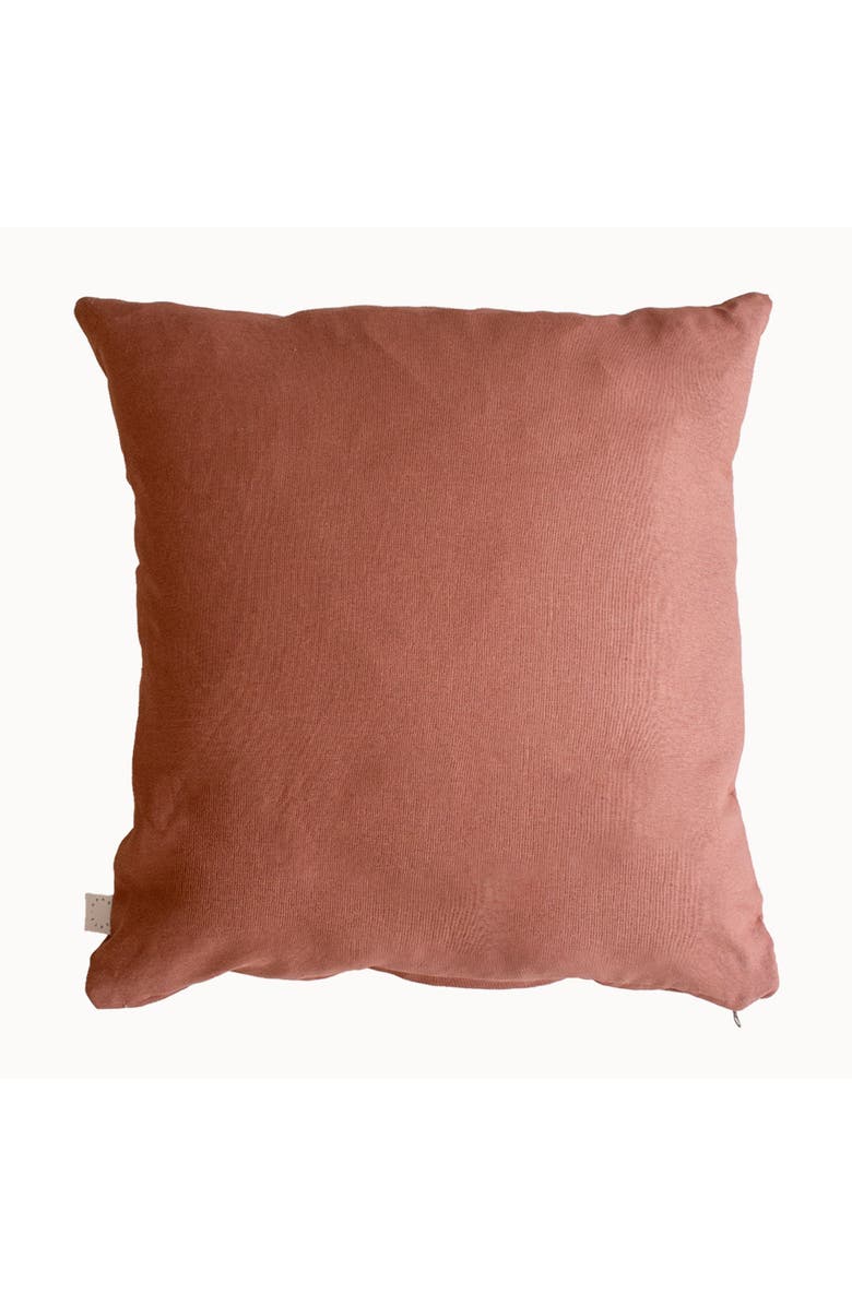 Apartment F Everyday Linen Pillow, Alternate, color, Chocolate
