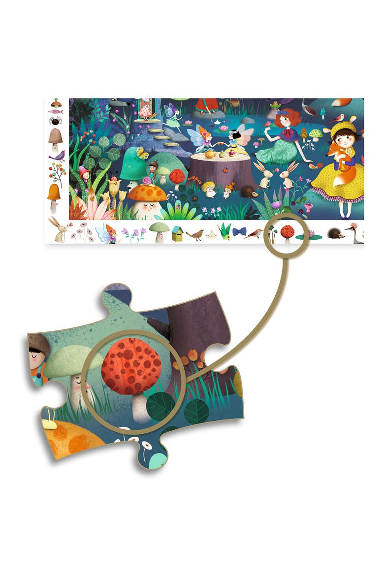Observation Enchanted Forest 100-Piece Puzzle, Alternate, color, MULTI