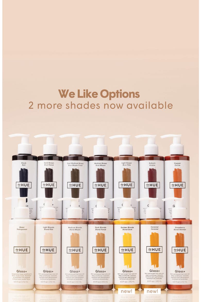 Gloss+ Semi-Permanent Hair Color & Deep Conditioner, Alternate, color, CARAMEL