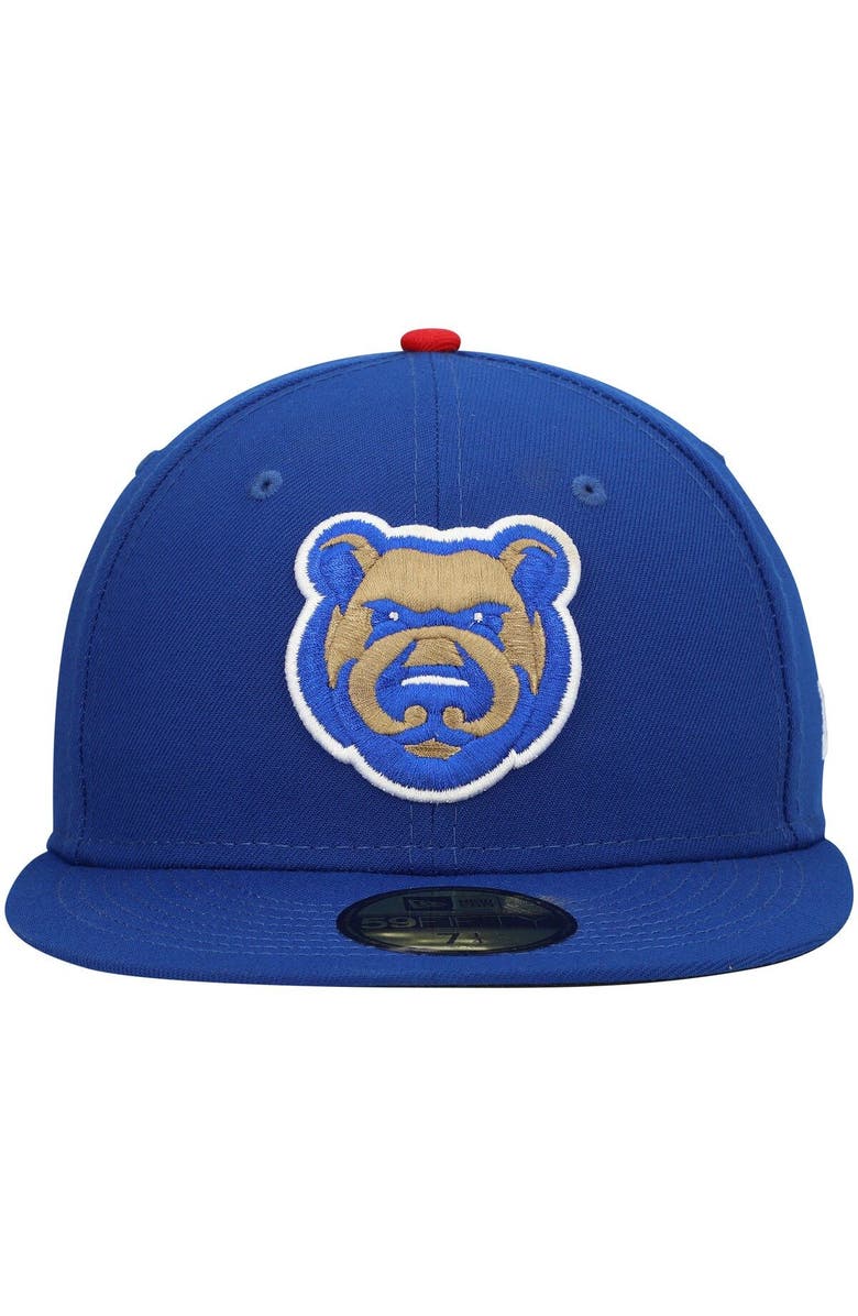 New Era Men's New Era Blue Iowa Cubs Authentic Collection Team Game 59FIFTY Fitted Hat, Alternate, color, 