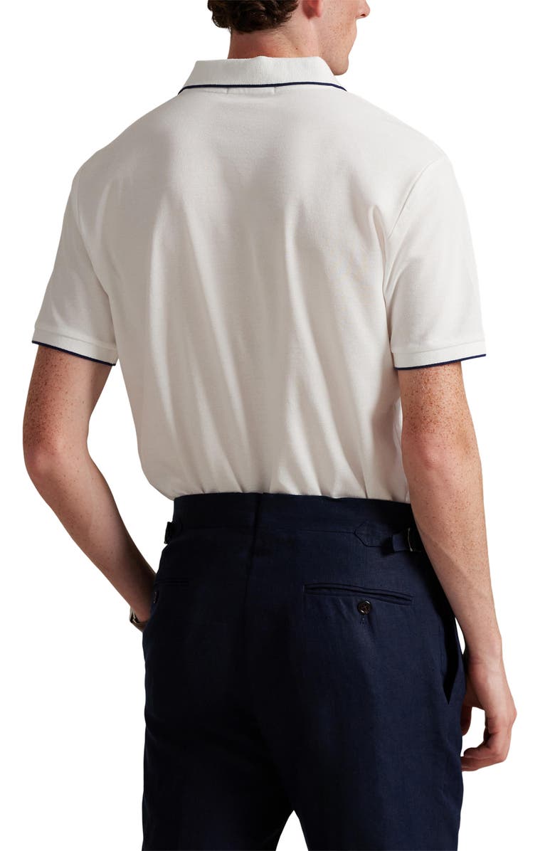Polo Ralph Lauren Jacquard Mesh Polo, Alternate, color, White