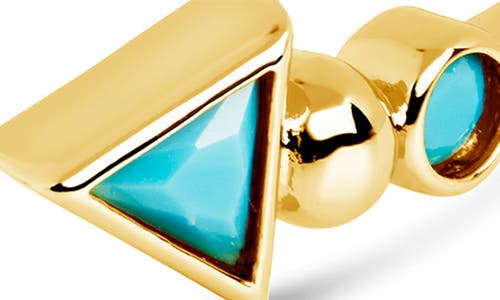 Sterling Forever Kalena Turquoise Open Cuff Bracelet