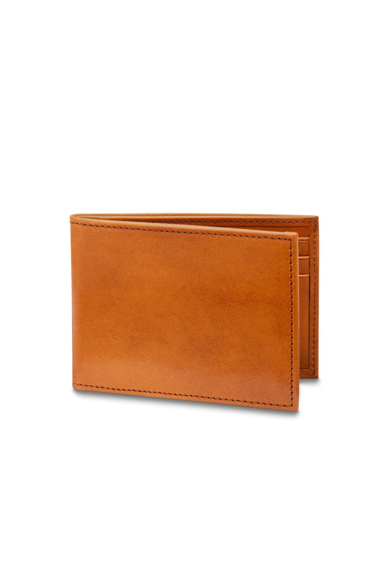 Old Leather Bifold Wallet, Main, color, SADDLE