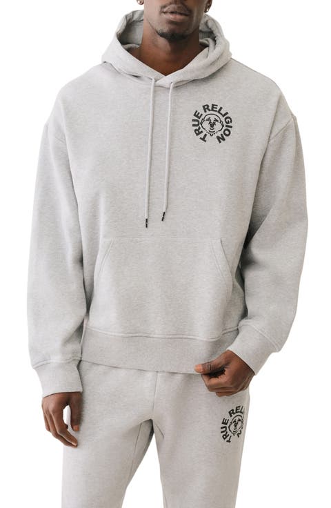 Buddha Face Cotton Blend Hoodie