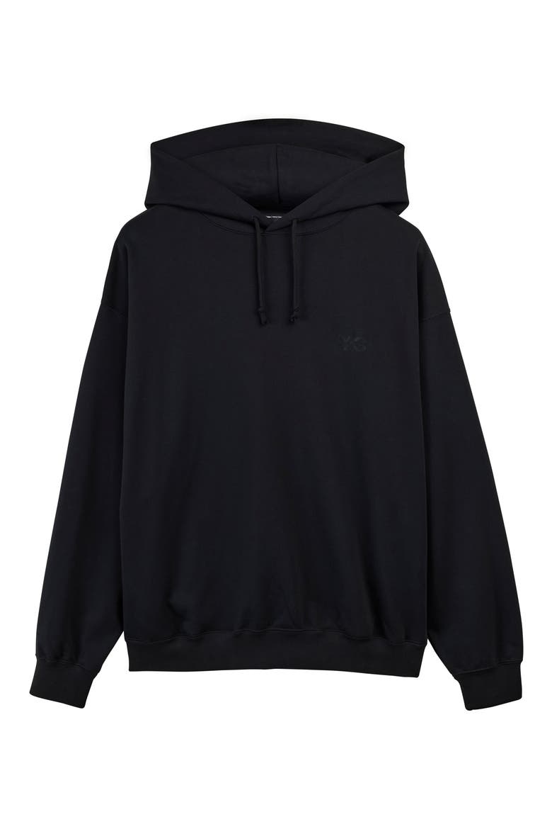 French Terry Hoodie, Main, color, BLACK