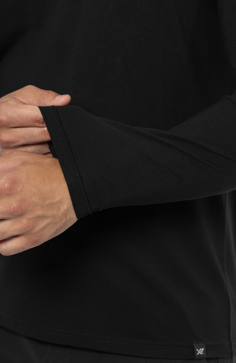 XRAY Crewneck Long Sleeve T-Shirt, Alternate, color, Black