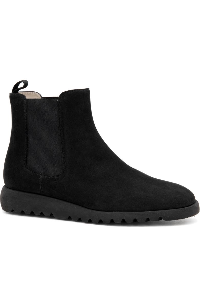 Amalfi by Rangoni Elios Platform Chelsea Boot, Main, color, Black Long Beach