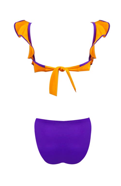 Nessi Byrd Strappy Ruffled Two Piece Bikini, Toddler,little Kid-big Kid In Multi