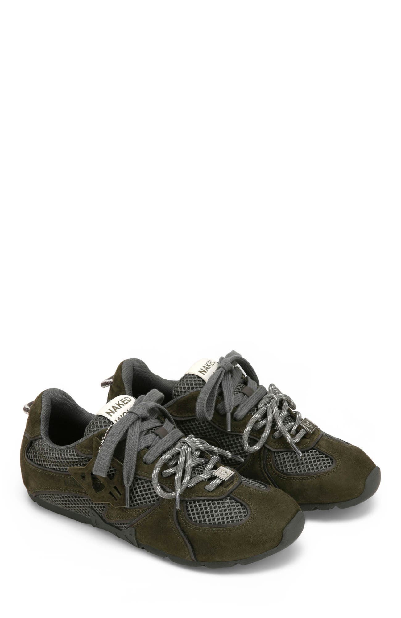 Adored Mesh Sneaker, Alternate, color, Green Mesh