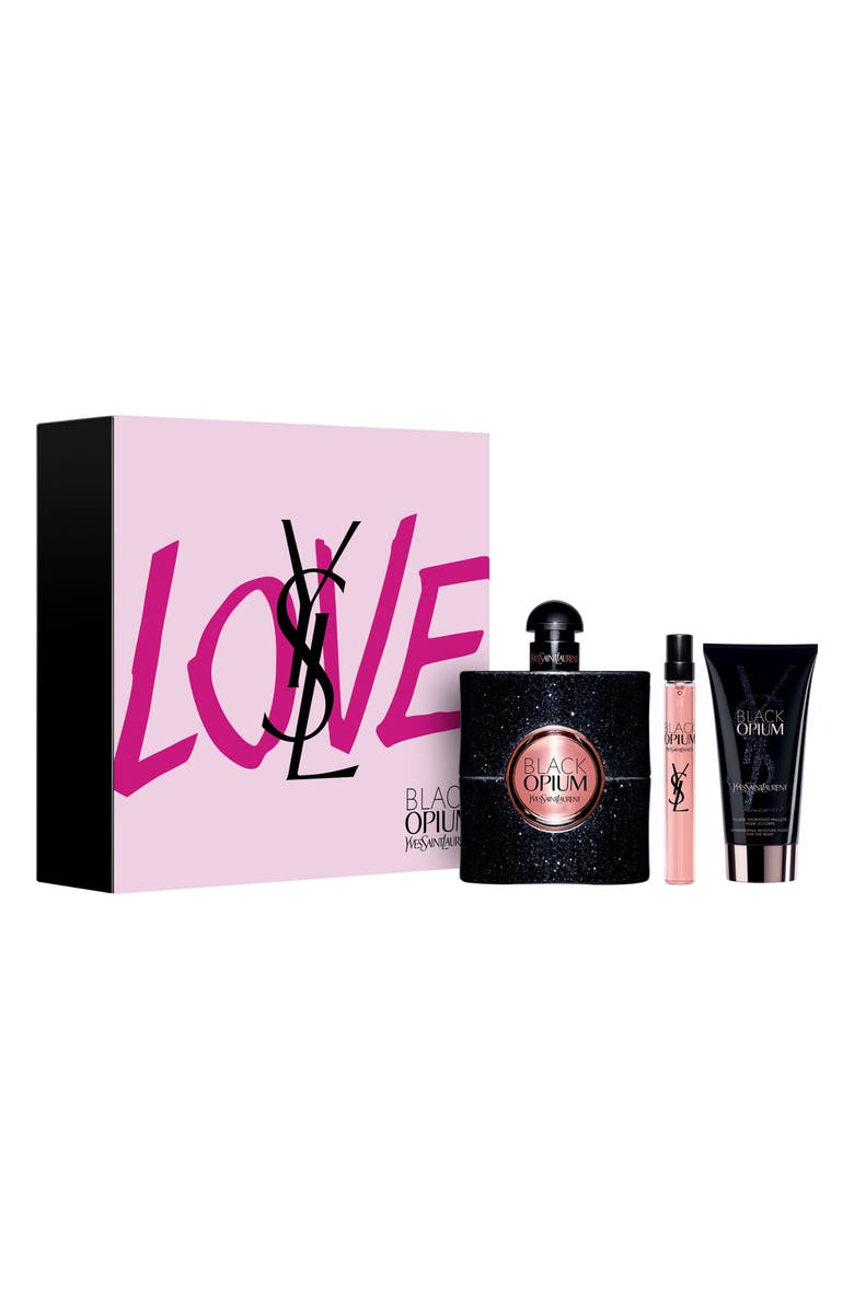 Yves Saint Laurent Black Opium Eau de Parfum Set, Main, color,