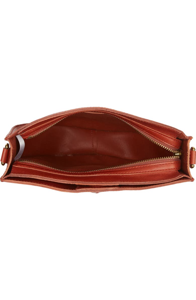 Madewell The Transport Saddlebag Whipstitch Crossbody Bag, Alternate, color,