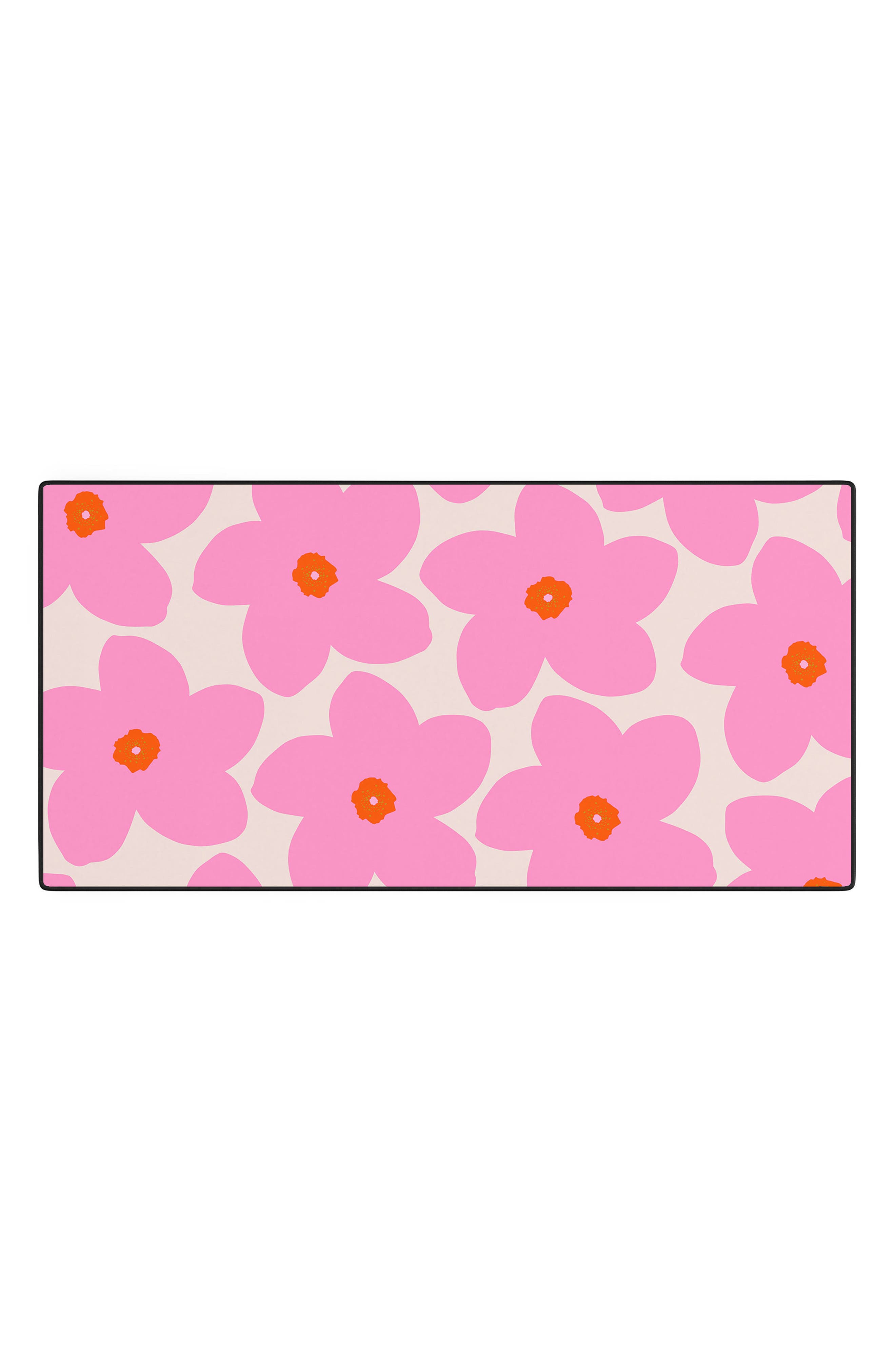 Deny Designs Retro Flower Desk Mat