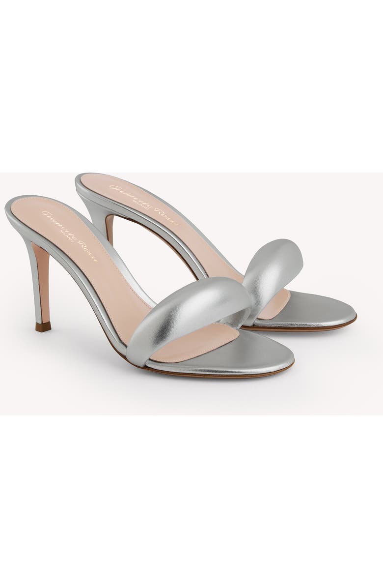 Gianvito Rossi Bijoux Mule 85, Alternate, color, Silver