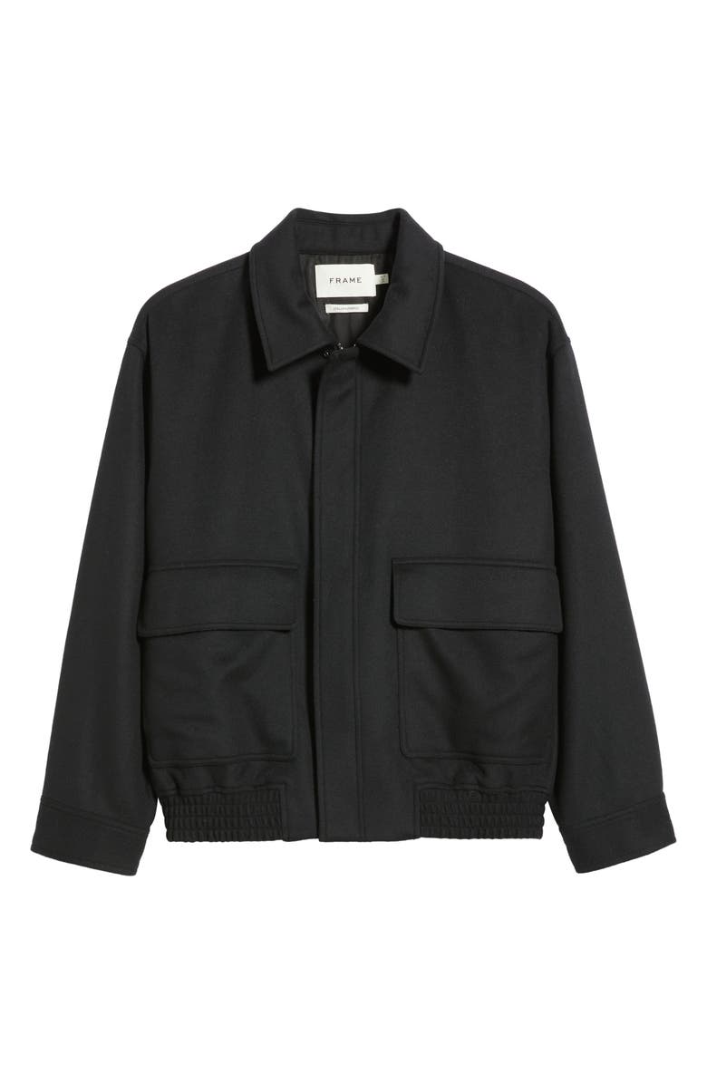 FRAME Virgin Wool & Cashmere Jacket, Alternate, color, Black