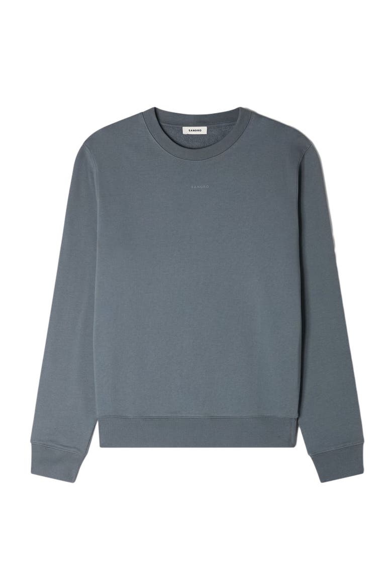 Logo sweatshirt, Alternate, color, Grey / blu