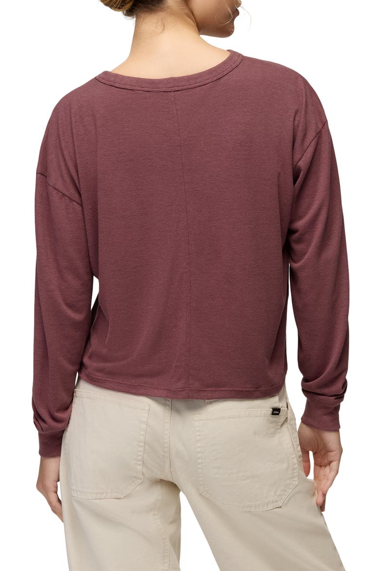 Cozy Up Crewneck Long Sleeve T-Shirt, Alternate, color, NEWBERRY