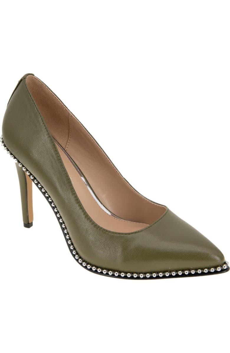 BCBGeneration Holli Pointed Toe Pump, Main, color, Dark Olive