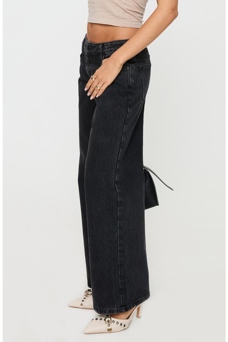 Ellanor Slouch Jeans, Alternate, color, BLACK