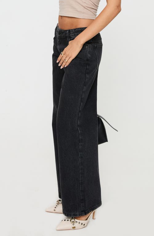 Princess Polly Ellanor Slouch Jeans In Black