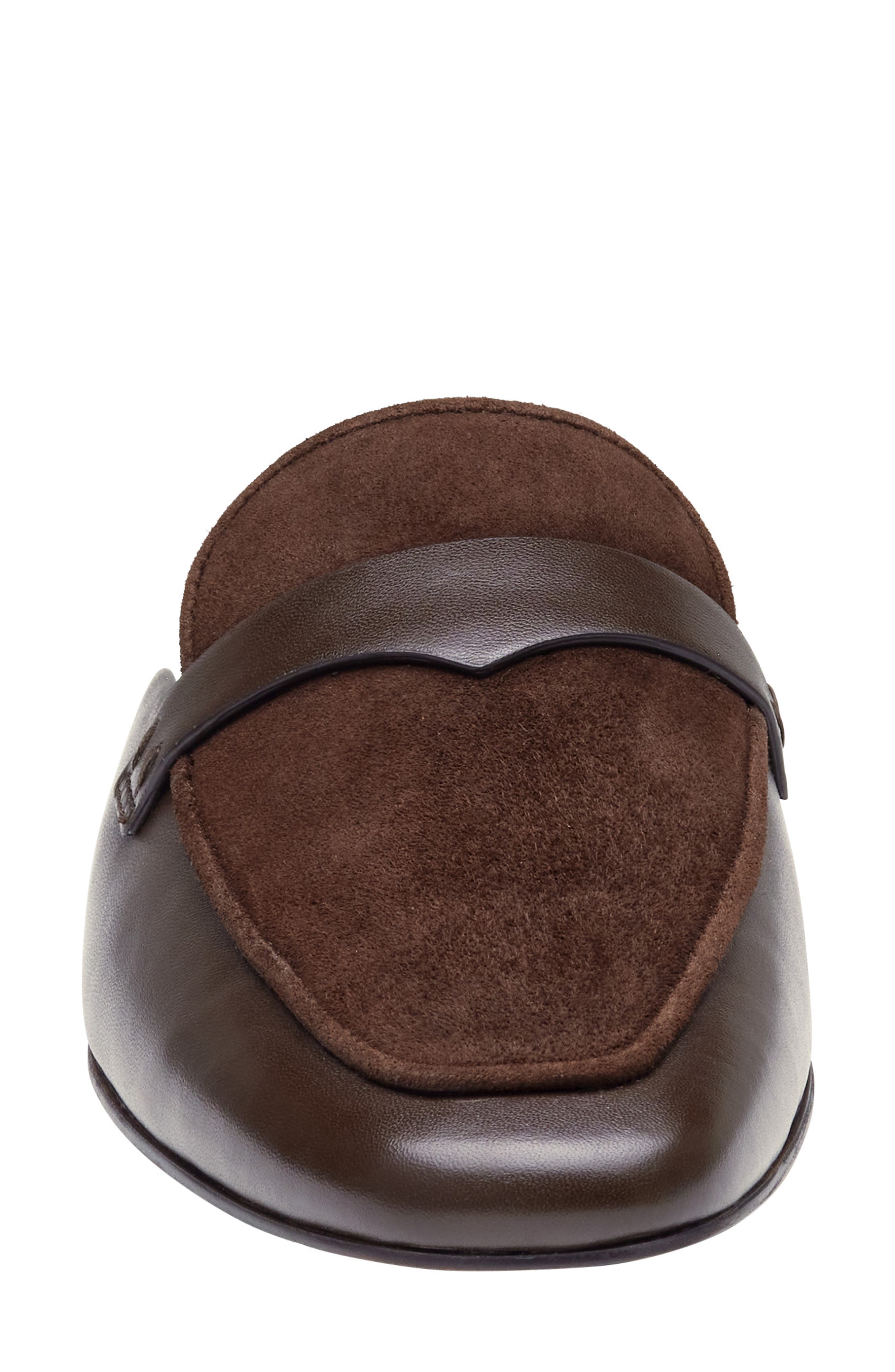 Isabel Penny Mule, Alternate, color, CHOCOLATE SUEDE