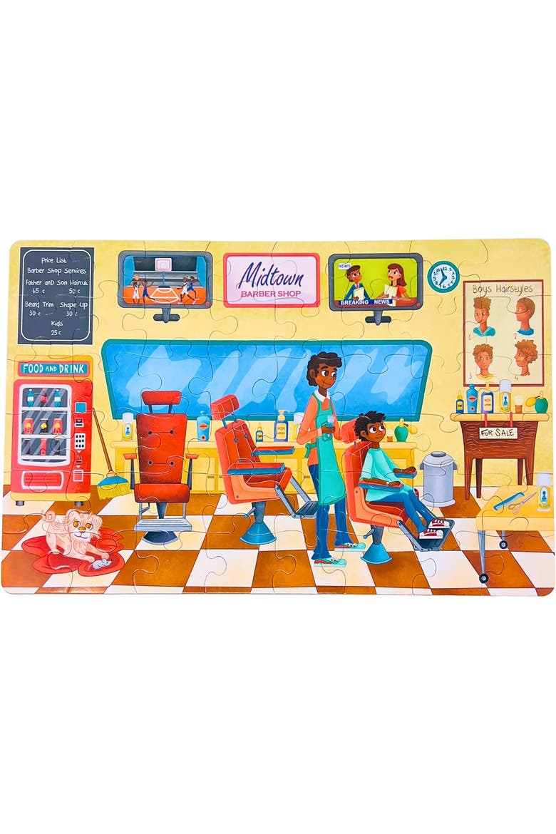 Upbounders A Day at The Barbershop 48 Piece, Main, color, Multicolored