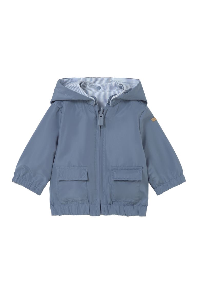 Striped Hooded Jacket, Alternate, color, Light Blue