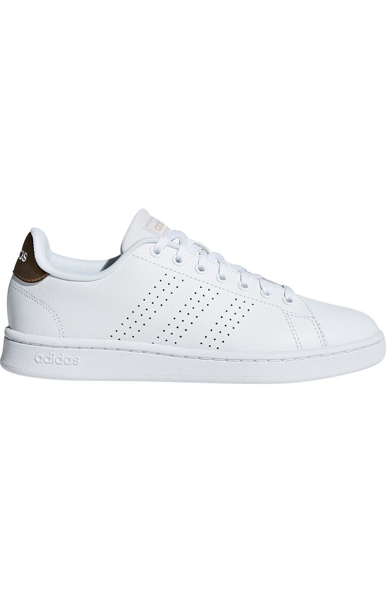adidas Advantage Leather Sneaker, Alternate, color,