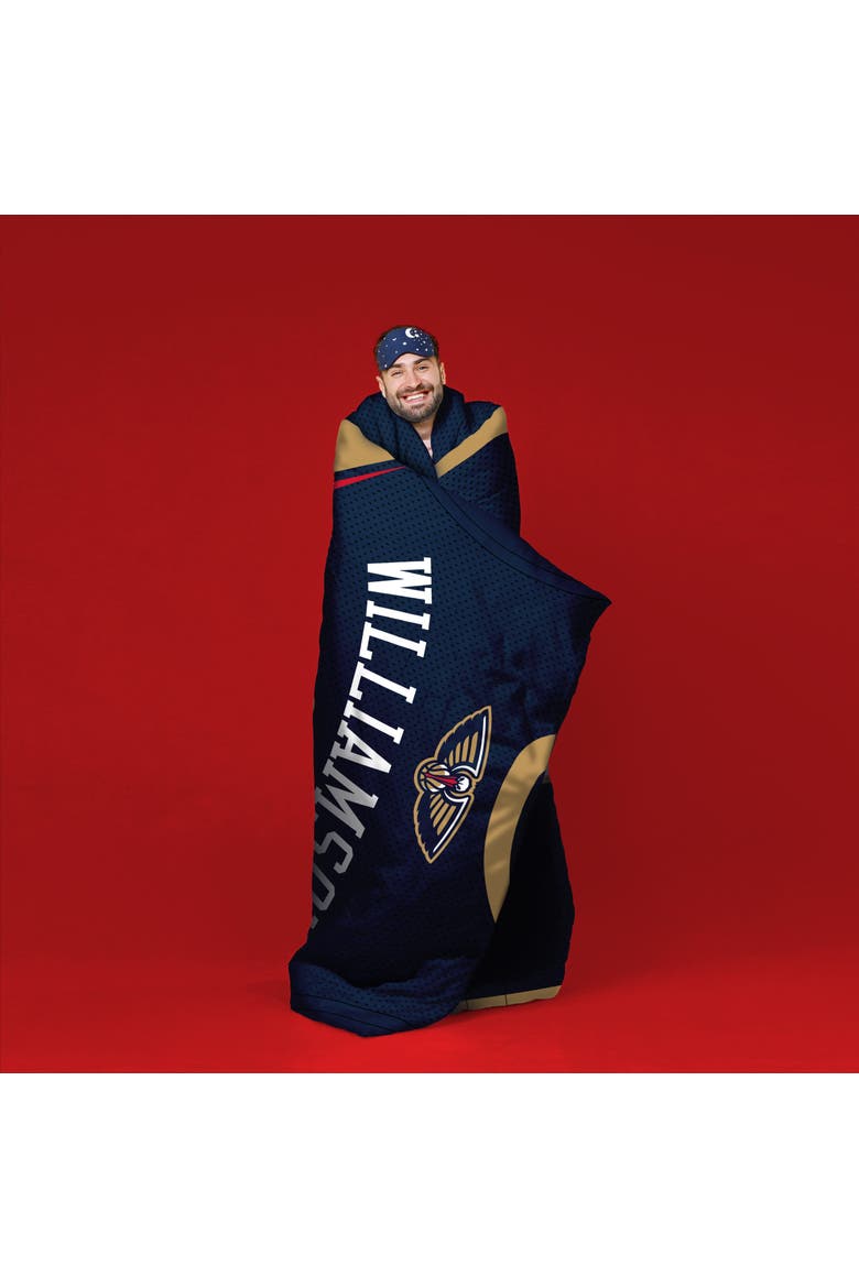 New Orleans Pelicans Zion Williamson 60" x 80" Raschel Throw Blanket, Alternate, color, None