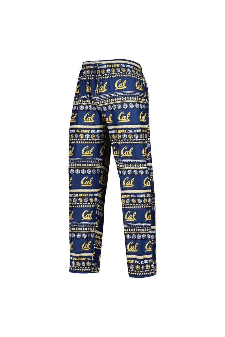 Men's Concepts Sport Navy Cal Bears Swivel Long Sleeve T-Shirt & Pants Sleep Set, Alternate, color, Navy