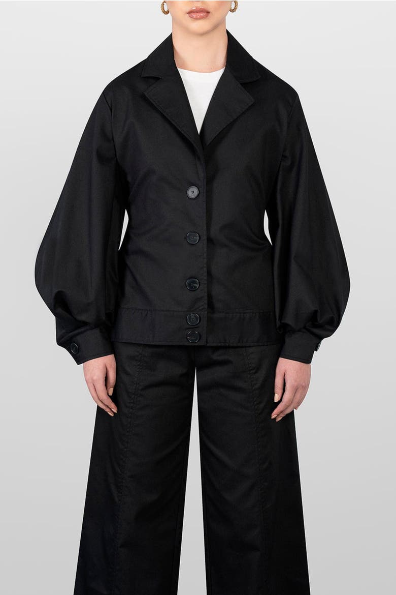 Drill Bomber Jacket, Main, color, Black