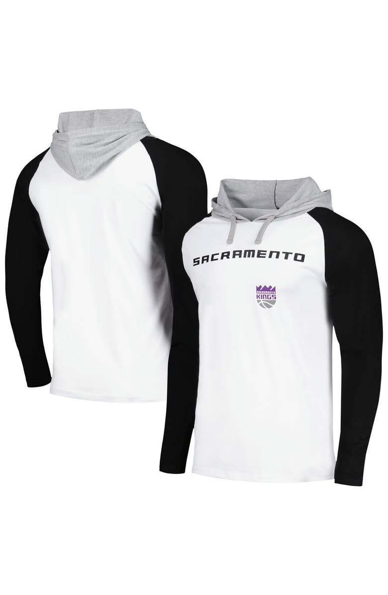 Stadium Essentials Unisex Stadium Essentials White Sacramento Kings Terrace Long Sleeve Hooded T-Shirt, Alternate, color, White