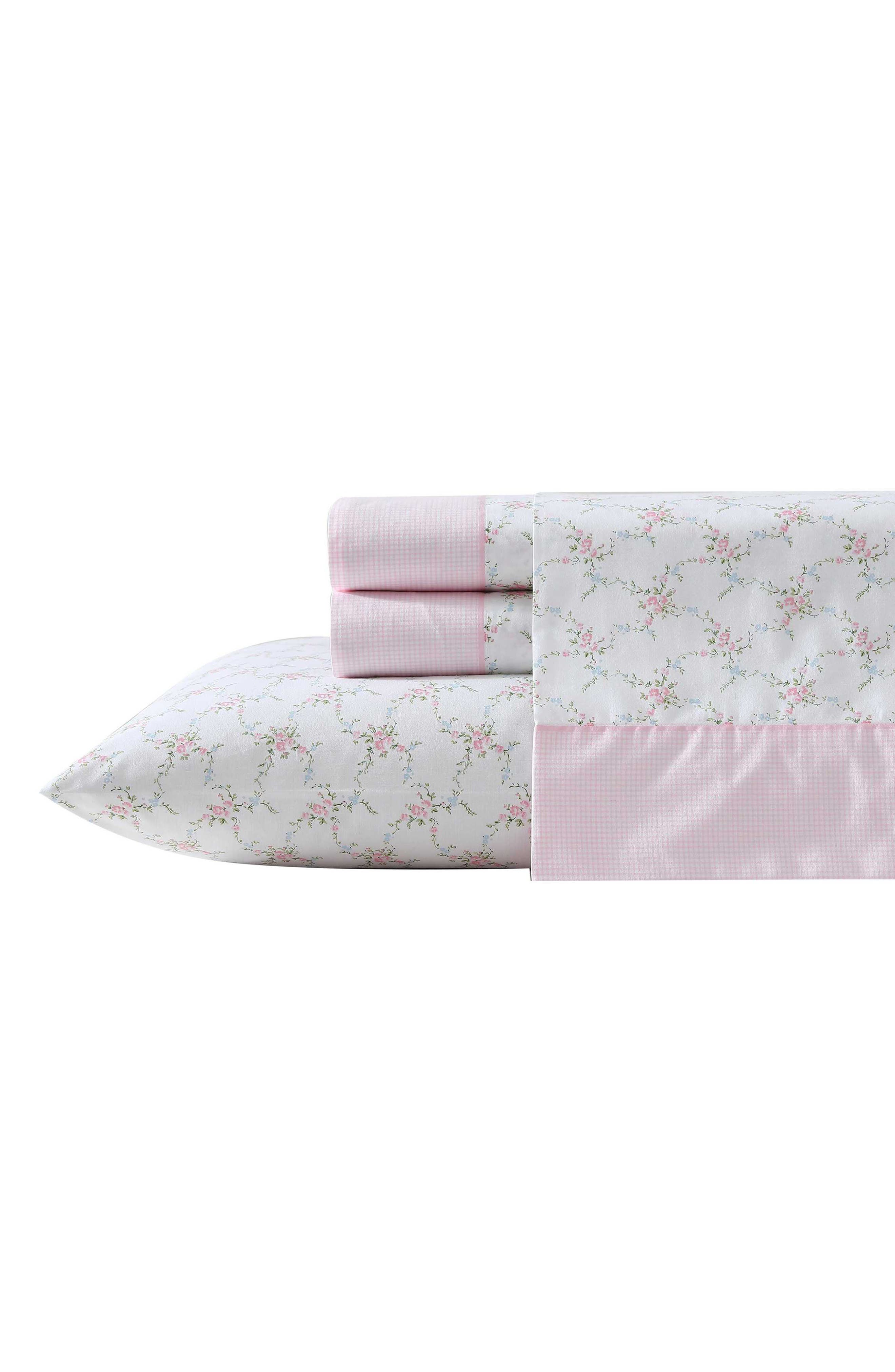 Laura Ashley Lynda Floral Cotton Percale Sheet Set