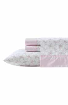 Laura Ashley Lynda Floral Cotton Percale Sheet Set