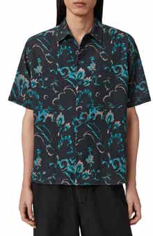 Fortune Linen & Cotton Short Sleeve Button-Up Shirt