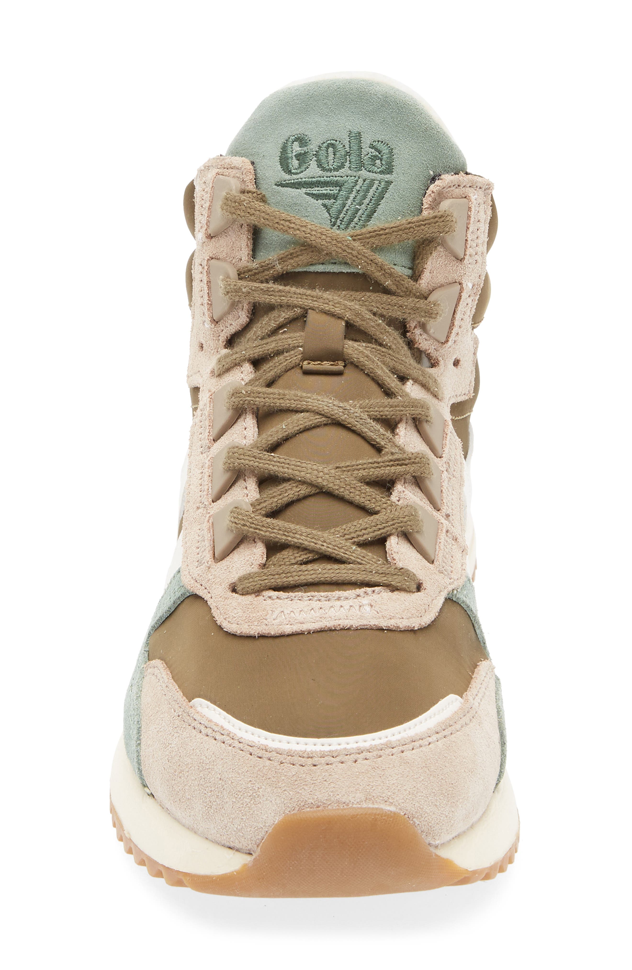 Gola Chicago High Top Sneaker, Alternate, color, Khaki/ Cappuccino/ Off White
