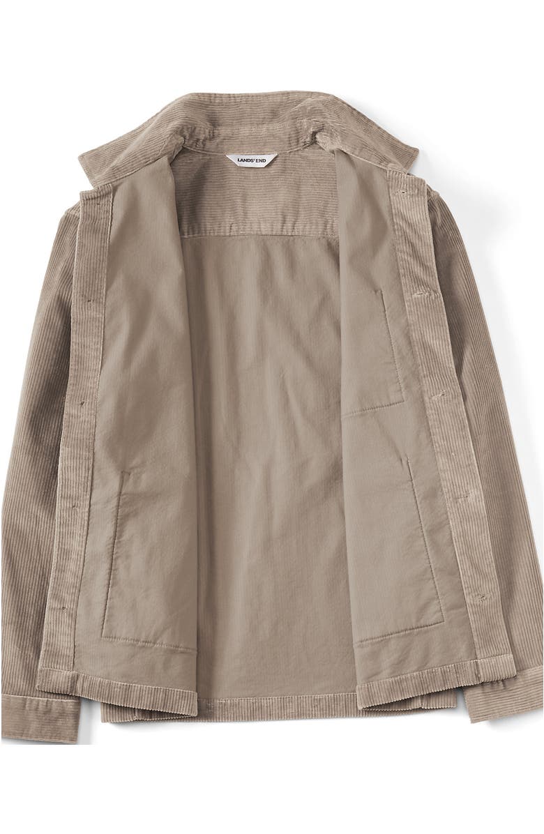 Lands' End Corduroy Chore Jacket, Alternate, color, Dusk Gray