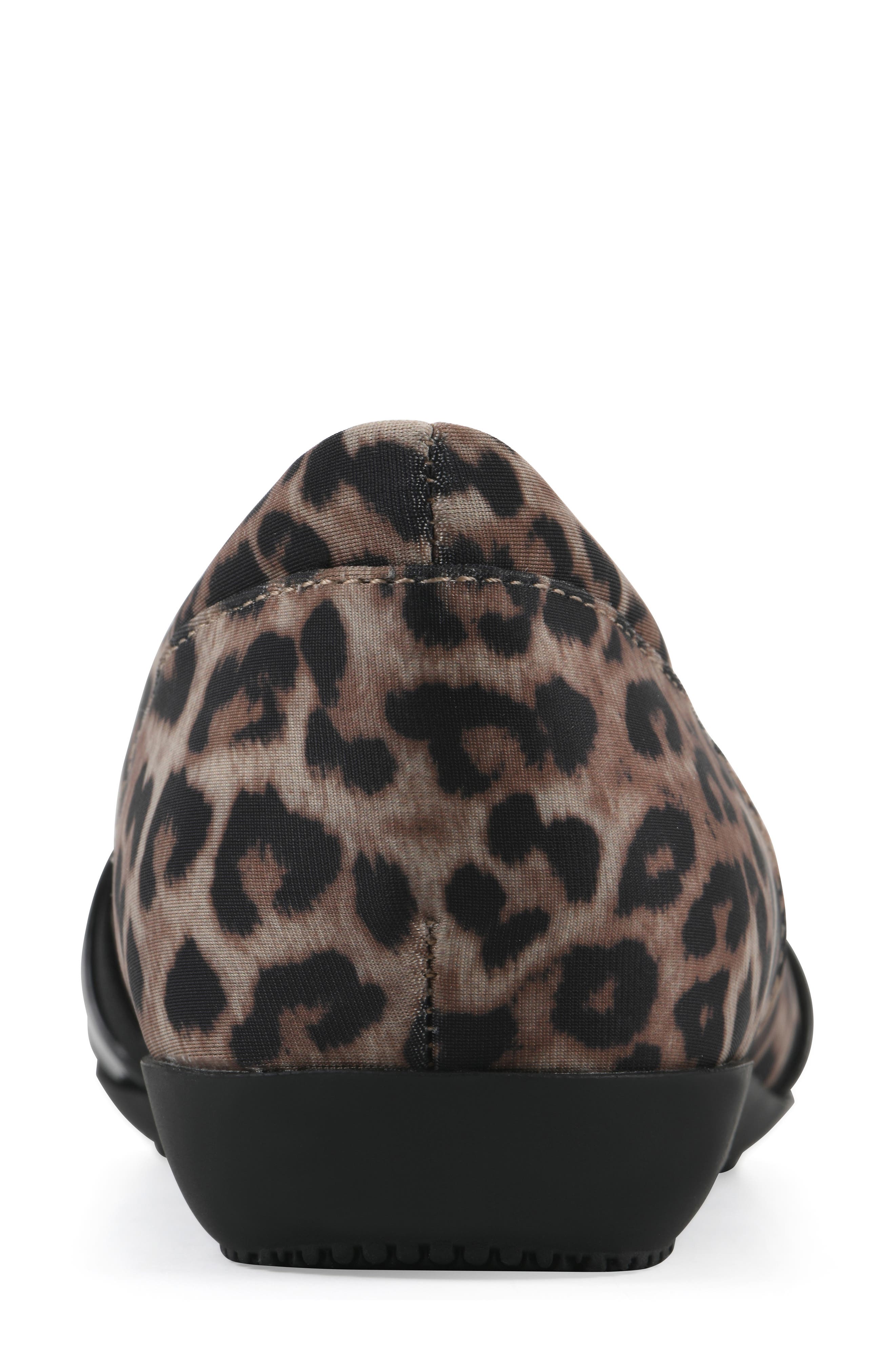 Chic Flat, Alternate, color, TAN/ LEOPARD/ NYLON