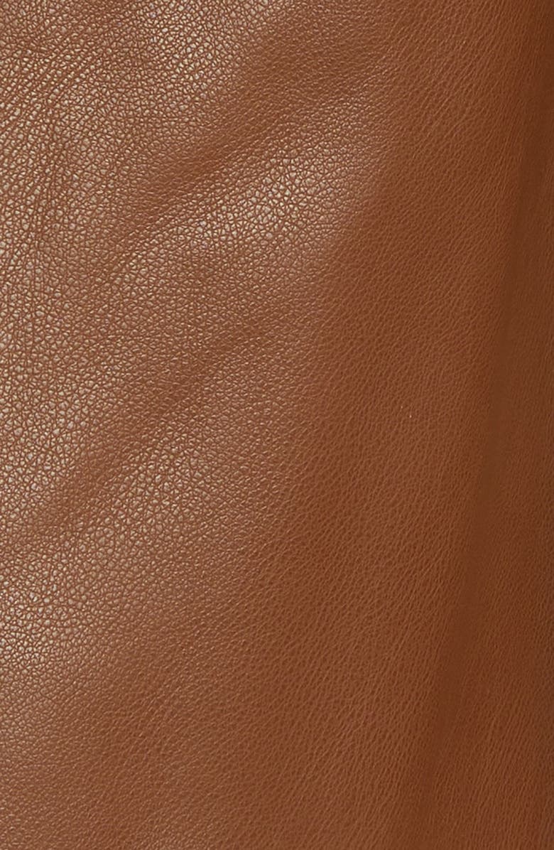 Rebecca Taylor Faux Leather Shorts, Alternate, color, 