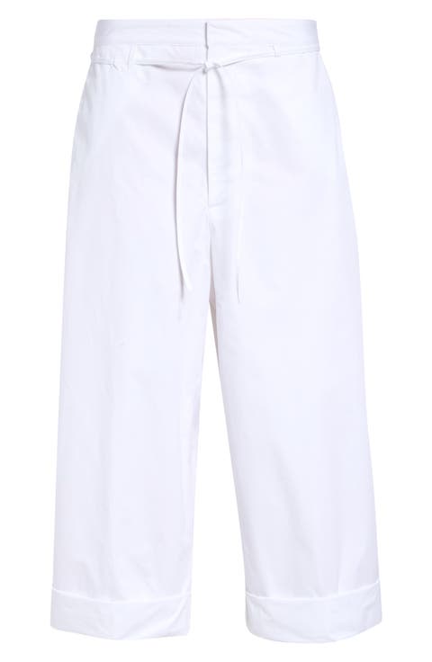 Le Pantalon Marin Belted Cotton Poplin Wide Leg Pants