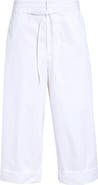 Jacquemus Le Pantalon Marin Belted Cotton Poplin Wide Leg Pants