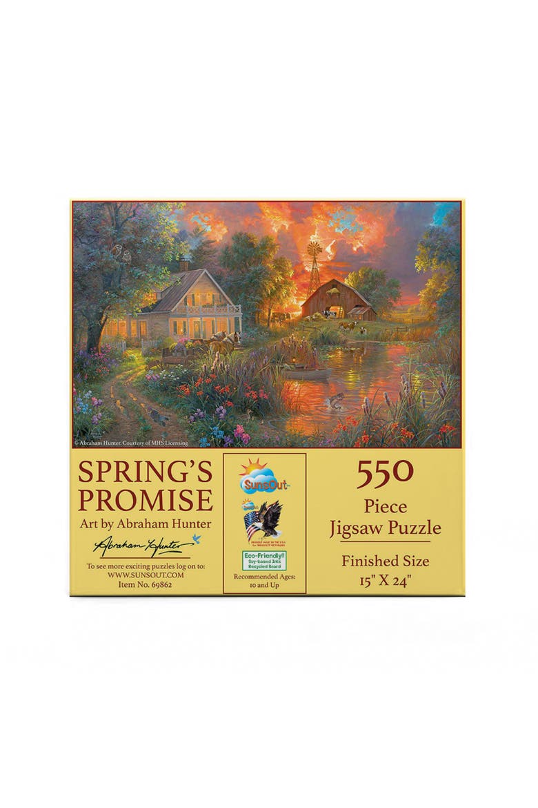 Spring's Promise 550 piece Jigsaw Puzzle for Adults, Alternate, color, Multicolor